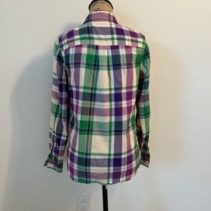 Madewell Button Plaid Shirt. Finely Crafted. Never Been Worn.